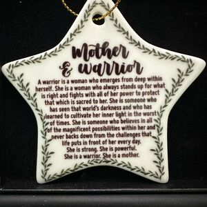 Mother & Warrior Star Ornament